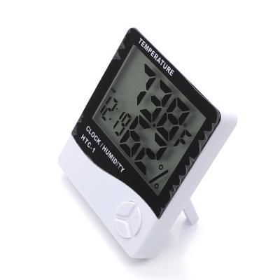 China Htc-1 Digital Temperature LCD Display And Plastic Indoor Electronic Humidity Meter Thermometer Hygrometer for sale