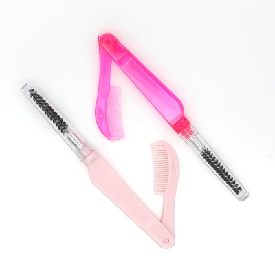 China Angular Blush False Eyelash Extension Wholesale False Eyelash Extension Double End And Eyebrow Comb Brush Women for sale