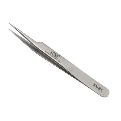 China Static Curved Tweezers AA-SA SS-SA 00-SA 1-SA 3-SA 3C-SA 5A-SA 5B-SA 6A-SA 7-SA 27-SA VETUS Anti Eyelash Extensions Tweezers for sale