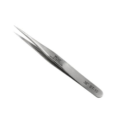 China Custom Hard Eyelash Extensions Tweezers ST-10 ST-11 ST-12 ST-13 ST-14 ST-15 ST-16 HRC38 VETUS Hard Eyelash Tweezers Small For Lash Extension for sale