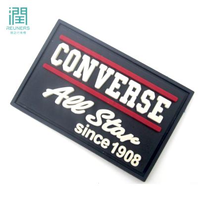 China Viable PVC Embossed Patch For Bags, Rubber Clothing Custom Soft PVC, Wholesale Personalized 3D Garment Labels Custom Jeans Leather Patch for sale