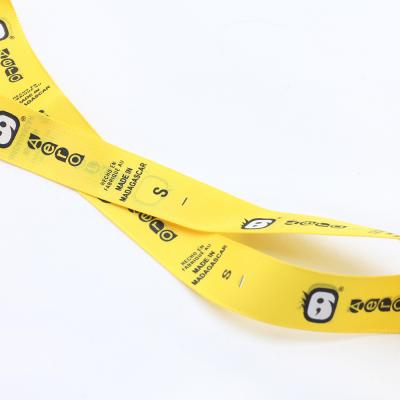 China Recyled With Custom Logo 4cm Silk Ribbon Luster Folded Product Tags for sale