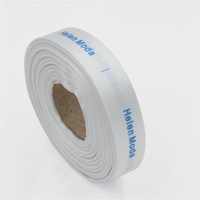 China Recyled Printed Logo 1.5 Inch Custom Ribbon Tags With Seal for sale