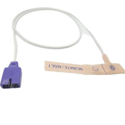 China Eenmalige SpO2-sensoren Neonatale lijm DB 9-pin SpO2-sensor voor medische monitoring Te koop