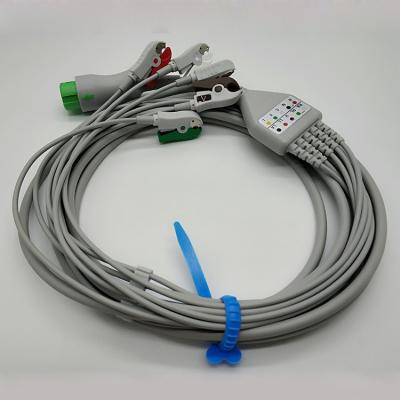 China Clip AHA de los cables y de los Leadwires de Mindray ECG para la máquina del electrocardiógrafo de ECG en venta