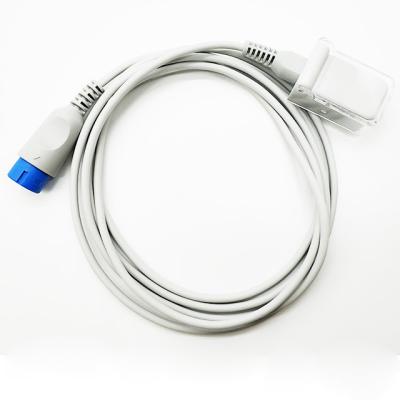 Κίνα Συμβατό Comen 12 Pin SPO2 Extension Cable Ιατρικό υλικό TPU / αξεσουάρ προς πώληση