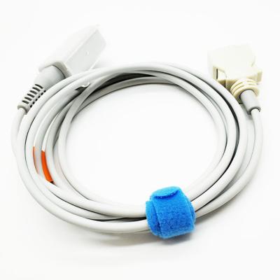 China De grijze Kabel van  Spo2 voor Chirurgische Levering, de Kabel van de Hoge Prestatiesspo2 Adapter Te koop