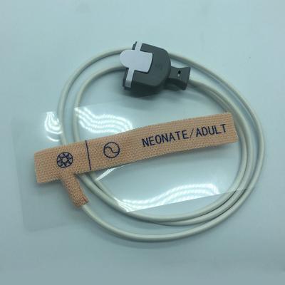 China Medical Accessory  Neonatal Spo2 Adhesive Sensor 0.9metre Medical TPU Adult Spo2 Sensor for sale