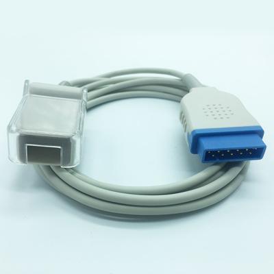 China Marquette 12 Kabel 2.2M van de Speldspo2 Uitbreiding Lengte voor Medische apparatuur, Grijs/Blauw Te koop