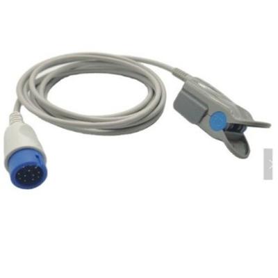 China Pin médico del sensor Spo2 12 de Comen C30/C50/C80 del cable de los 300cm en venta