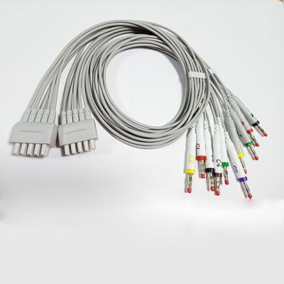 Cina GE Healthcare EKG Leadwire Cables 10 Leads Banana Connector in vendita