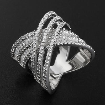 China Price Engagement Fashion Luxury Suitable High Quality 925 Women's Silver Ring for sale