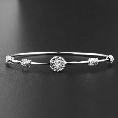 China Custom CLASSIC Factory Logo 925 Sterling Silver Women Rose Gold 925 Bracelet For Women for sale