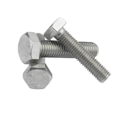 China Full Machinery Thread DIN933 Stainless Steel Hex Head Bolt Wholesale for sale