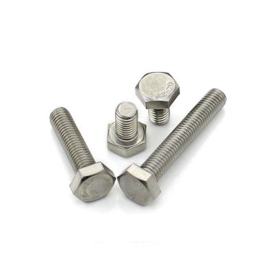 China Health Care Stainless Steel Hexagon 304 316 DIN933 Bolt With Full Thread for sale