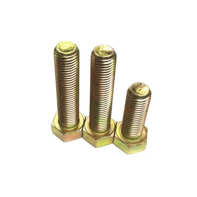 China Health Care Equipment Fastener Grade 4.8 8.8 10.9 DIN 933 Hex Head Bolts With Galvanized for sale