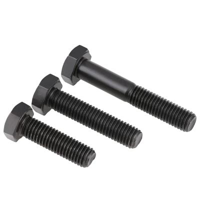 China Machinery Hex Head Bolts Half Thread Bolt DIN 931 Grade 8.8 10.9 12.9 Black Oxide for sale