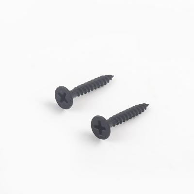 China Bugle Drywall Screw Countersunk Head Phillips Black Phosphate Self Tapping Gypsum Drywall Screws for sale