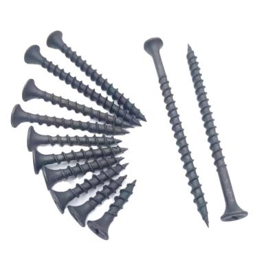 China High Quality Self Tapping Parafuso Gypsum Drywall Thread 3.5mm MDF #6 Black Bugle Screws Coarse Screws for sale