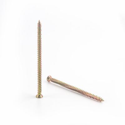 China Flat Concrete Screw Supplier 7.5 X 62 MM 7.5 X 92 MM 7.5 X 102 MM Cement Screw for sale