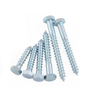 China HEX China Manufacturer partial Thread Hexagon Head Wood screw for sale