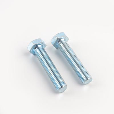 China Steel Zhejiang Factory 4.8 Grade DIN933 Hex Bolts for sale