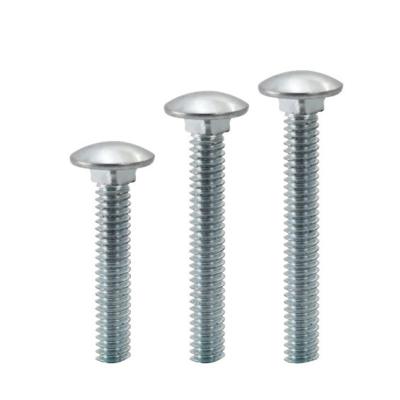 China Steel Carriage Fasteners Bolt Flat Head Square Neck Galvanized Carriage Bolt And Nut for sale