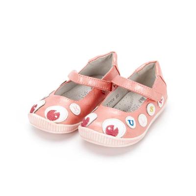 China Factory Cartoon GENGWEIYUN PU Shoes Girls Breathable Leather Princess Shoes Wholesale for sale