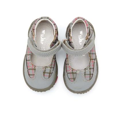 China Wholesale Breathable Kid Shoes Soft Breathable School Shoes Lovely Baby Girl Pu Cortex Leather Shoes for sale