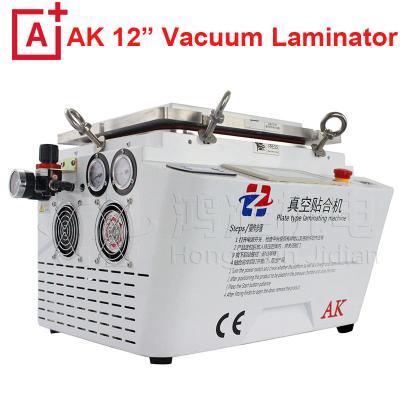 China AK 12 Inch Vacuum Laminating Machine All In One MAG OCA Vacuum Laminator No Need One Debubbler Button 460*410*380mm for sale