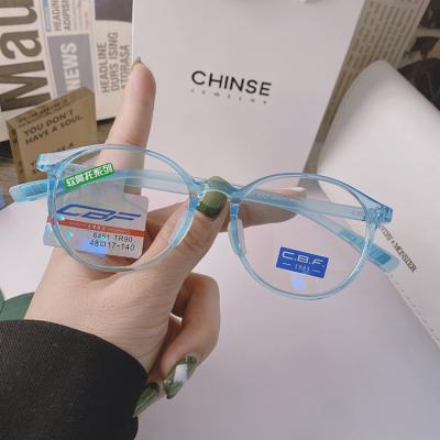 China Anti Glass Blue Light Glasses Wholesale Clear TR90 Frame Glasses Frames Shape Glass Design Frame for sale