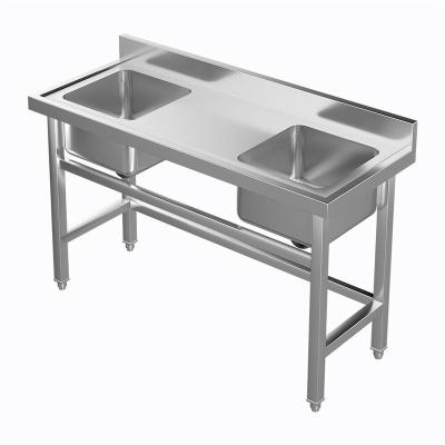 China Without Double Faucet Professional Supplier Single and Double Bowl Stainless Steel Sink Kitchen Sink Stainless Steel for sale