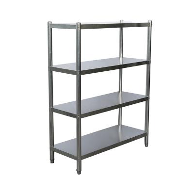 China High Grade Durable Storage Rack Corner Shelf Kitchen Stainless Steel Shelf Stocked for sale