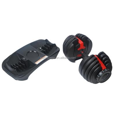 China Steel / HOT 2021 Fitness Home SALE Gym Equipment Plastic Rubber Dumbbell Set Hex Adjustable Dumbbells for sale