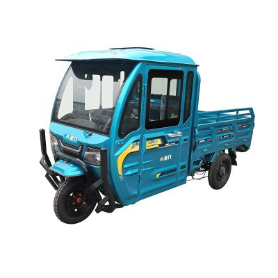 중국 Cargo 2 adult 500 dump box delivery truck 3 wheel motor bicycle electric tricycle 판매용