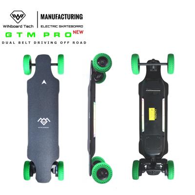 China Adult WINboard GTM Color PRO 5 Torque Big Wheels 10S3P Battery With Dual Belt 2000W Motor All Terrain Electric Skateboard for sale