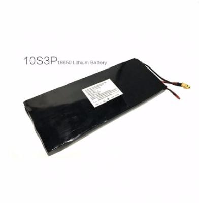 China Wholesale 18650 Electric Skateboard Electric Skateboard Battery Pack For DIY Customized 36V 10S3P 9AH Battery Pack for sale