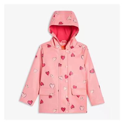 China High-end raincoat high-end single-person children's raincoat custom made PU cotton clothing customization high-frequency hot pressing for sale