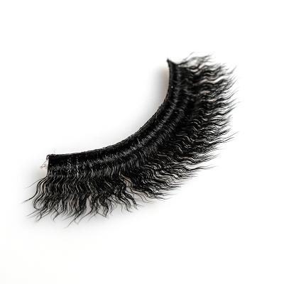 China Wholesale Box Real Mink False Eyelashes Sets Natural Seller 3D Full Natural Fluffy Korean Russian Custom Long Strips Extensions for sale