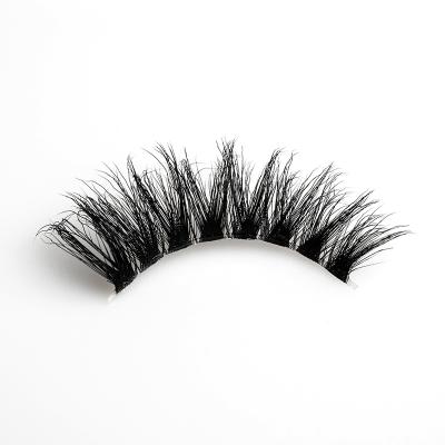 China Winged 2021 Original Designs Mink Eyelash Vegan High-End Products Handmade Sheer Wave Hair Terrier for sale