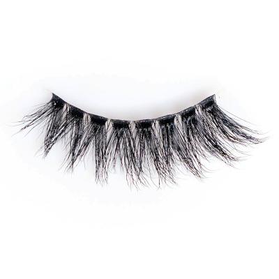 China Original Design Winged Terrier Mink Eyelash Custom High-End Products Wholesale Handmade Transparent Wave Hair for sale