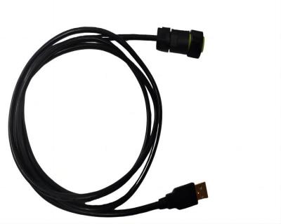 China Anti-Interference High Voltage USB Aviation Connector Male Industrial Wire Harness 300V for sale