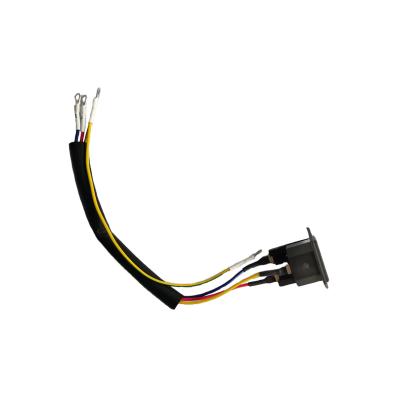 China Three Pin Plug Power Supply Harness DC Power Cable With Close Joint Characteristics for sale