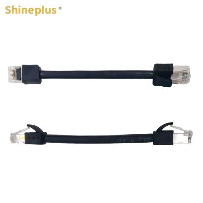 China 1Gmbps 250Mhz RJ-45 Connector CAT6 Six Types Of Oxygen Free Copper Short Head Shielded Finished Network Cable for sale