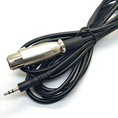 China HOME THEATER OEM 3.5mm xlr cable 1/8 inch stereo TRS male to female XLR microphone cable for sale