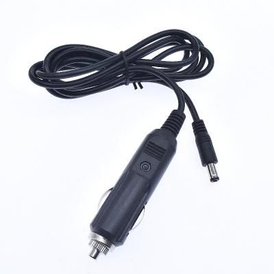 China Funicular DC5521 Industrial Cigarette Power Supply Power Lighter Cigarette Lighter Plug To Jack Adapter Cable for sale