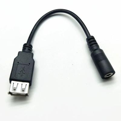 China COMPUTER OEM Factory 0.1M 2 Core 22AWG/24AWG Charging USB Female to DC 35135 Female Connector Power Cable for sale