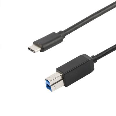 China Free Sample COMPUTER Data USB 3.0 B Male To 3.1 Type C USB-C Male USB Cable For Laptop Printing Cable for sale