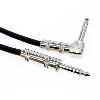 China Male DVD Player Premium 6.35mm Stereo Conector To Male Earphone Cable Microphone Cable for sale