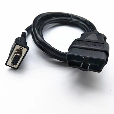 China Electronic OBD II OBD2 16 Pin OBD2 16 Pin Diagnostic Cable DB9 Female to OBD2 16 Pin Male OBD Trackers Scan Diagnostic Cable for sale